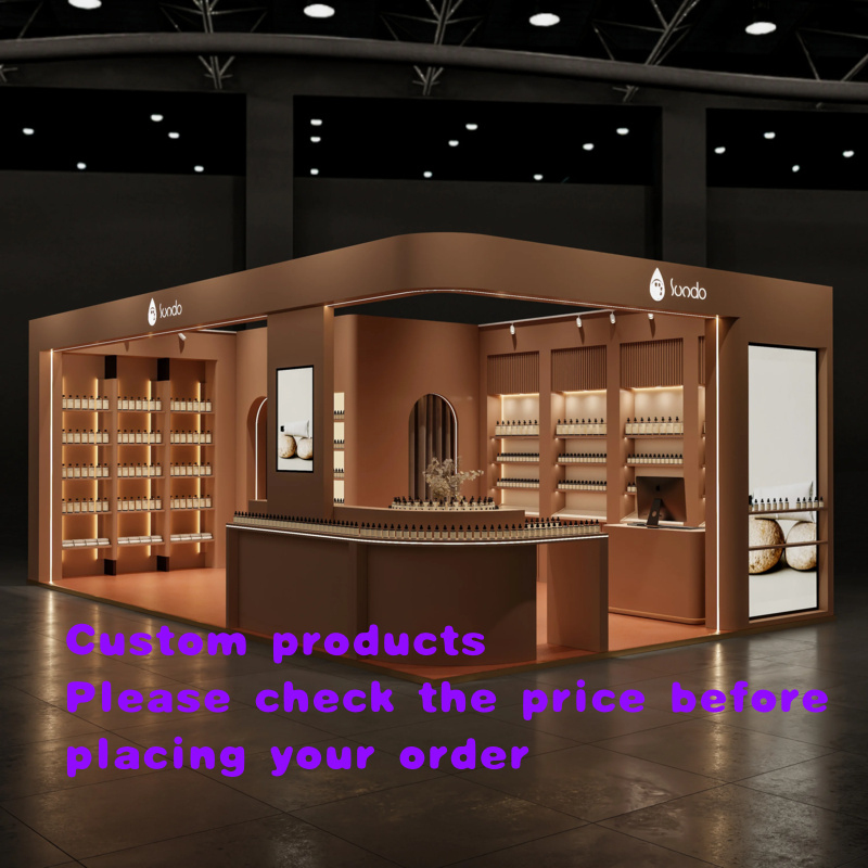 Perfume In Fragrance Shop - Diseño de quiosco de perfumes elegante