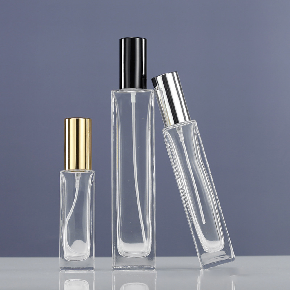 Perfume Fragrance Difference - Botella de vidrio transparente con pulverizador,