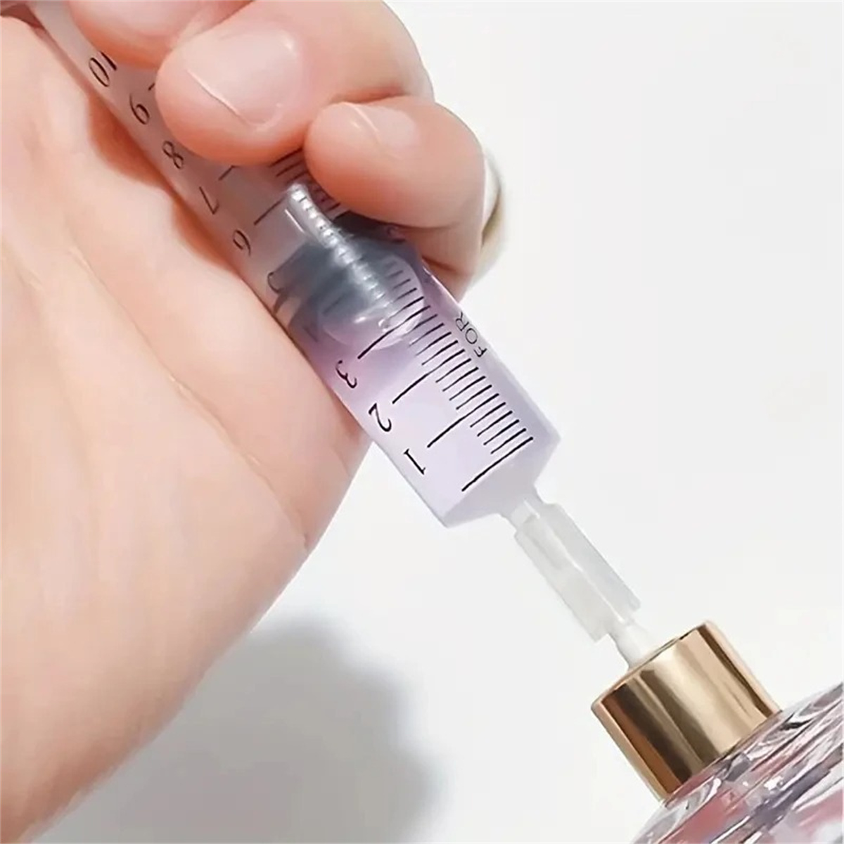 20 jeringas de plástico nuevas - Perfume Fragrance Difference reseña y precio