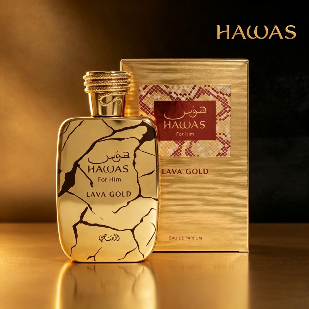 Hawas Lava Gold de Rasasi, Per - Perfume Adrien Fragrance reseña y precio