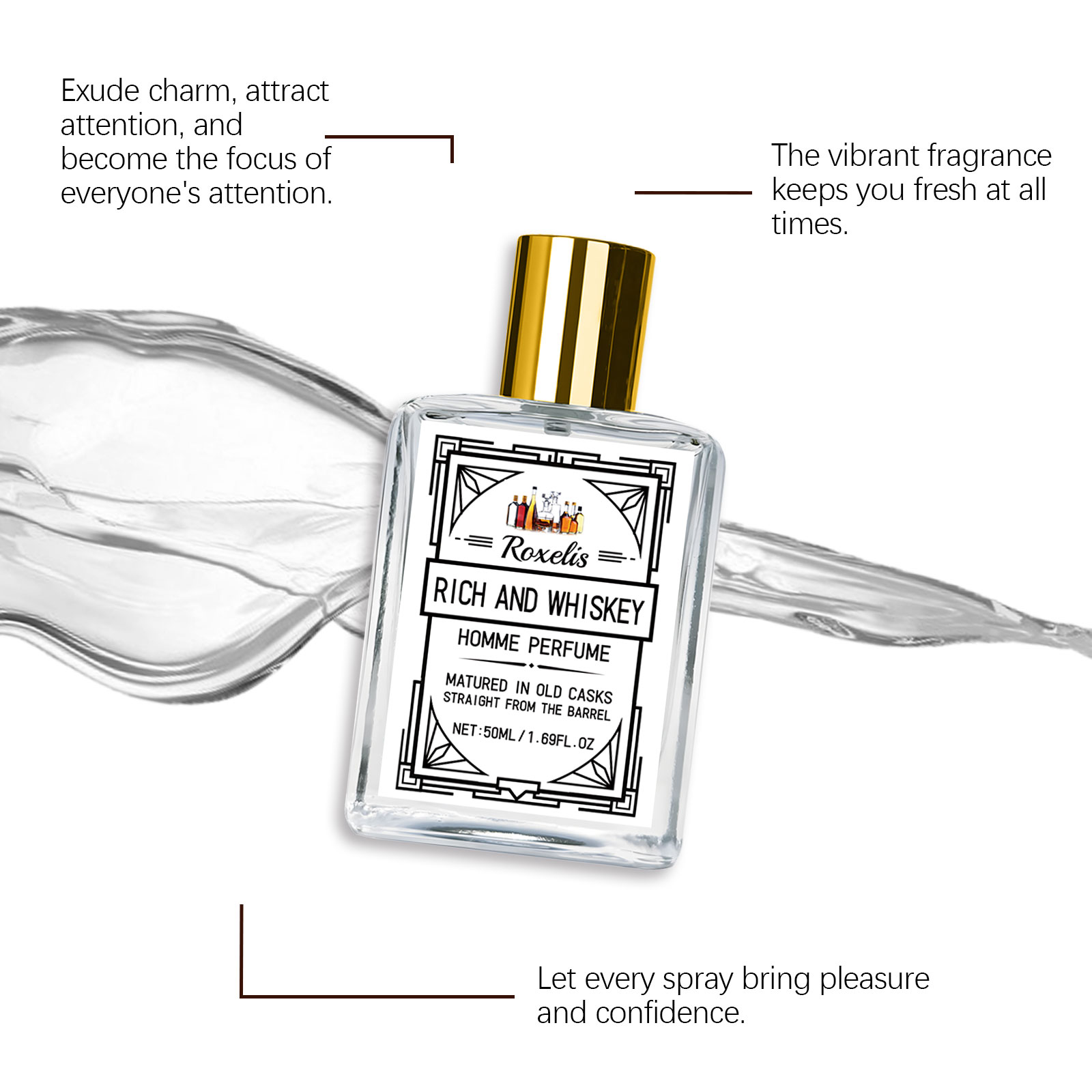 Perfume Roxelis Charm Whisky p - Perfume Adrien Fragrance reseña y precio