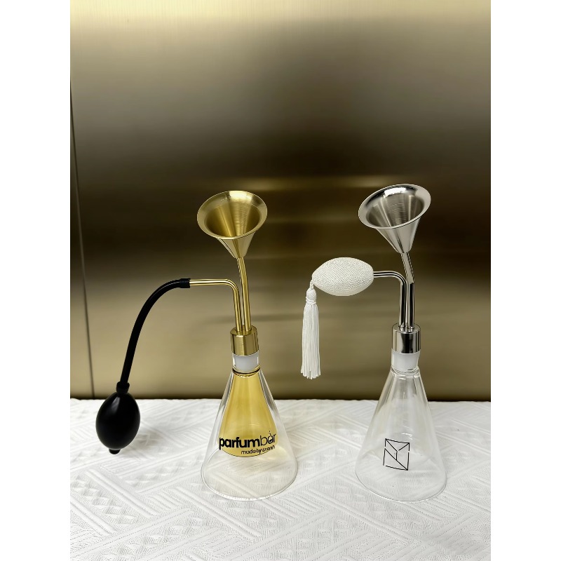 Botella de vidrio Golden‑Head  - Perfume In Fragrance Shop reseña y precio